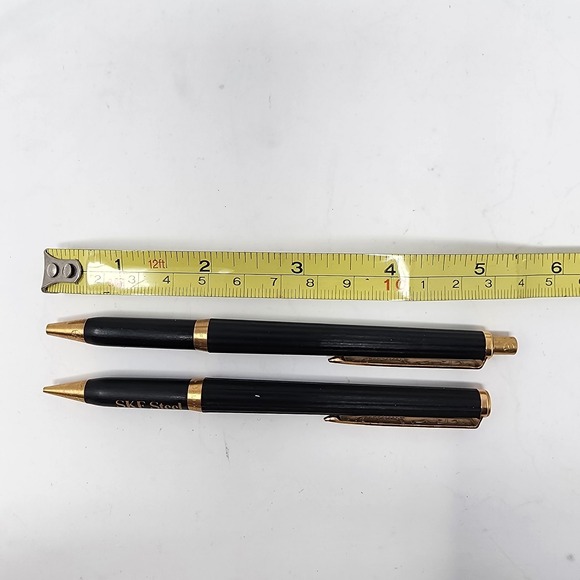 Vintage Ballograf Nordica Sweden Pen & Mechanic Pencil Set‎ With SFK Steel Logo - Picture 3 of 10